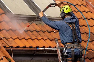 Démoussage et hydrofuge de toiture à Wismes